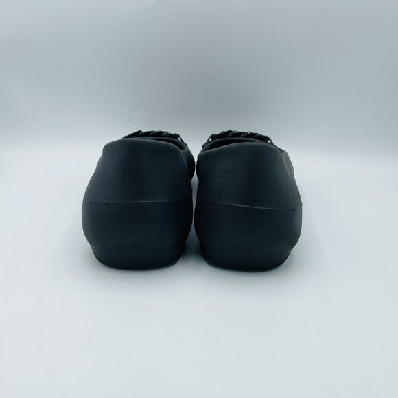 Crocs Shoes Womens Size 11 Black Slip On Comfort Flats Ballet Link Chain Heels - Picture 8 of 12